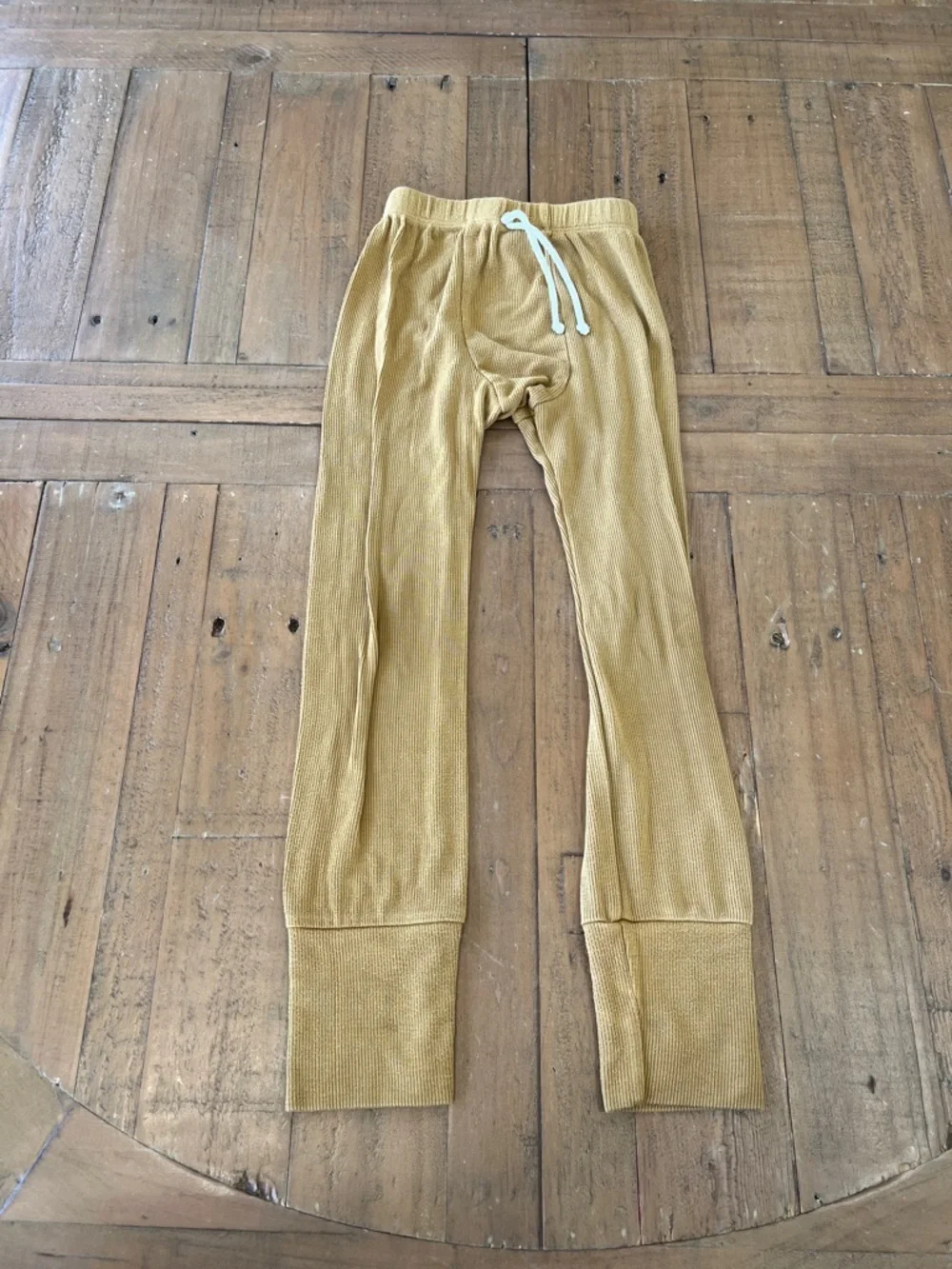Childhoods clothing mustard ribbed pants and long sleeve top set 5T